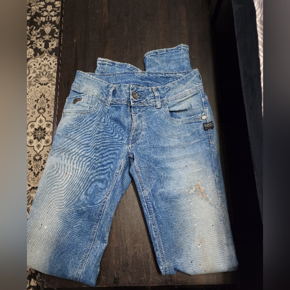 G-Star paint splattered jeans
